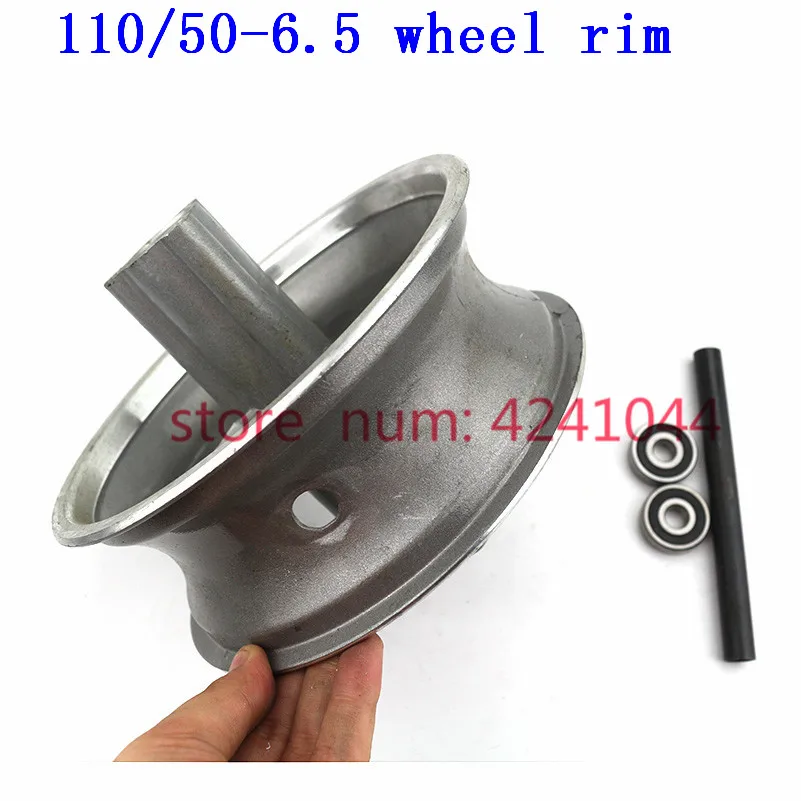 110/50-6.5 Aluminum Wheels 6.5 inch rear wheel rims use  tire tyre for Mini Moto 47cc 49cc pocket bike