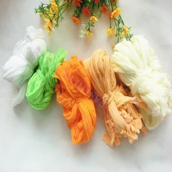 수제 DIY 나일론 꽃 스타킹 만들기 액세서리, 장력 스타킹, 2.5m, 5 개