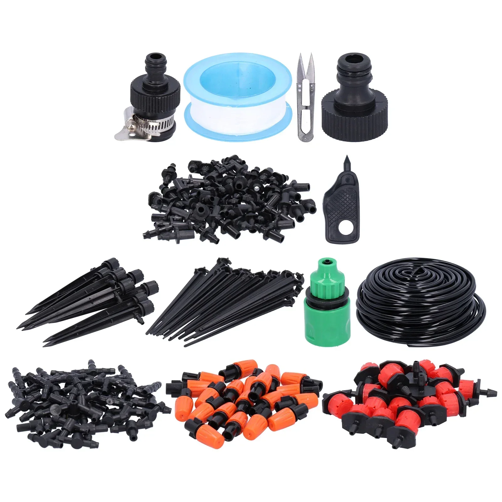 

30m DIY Drip Irrigation Kit, Adjustable Nozzles with 70% Water Saving, Ideal for Gardens, Vegetable Fields & Terraces