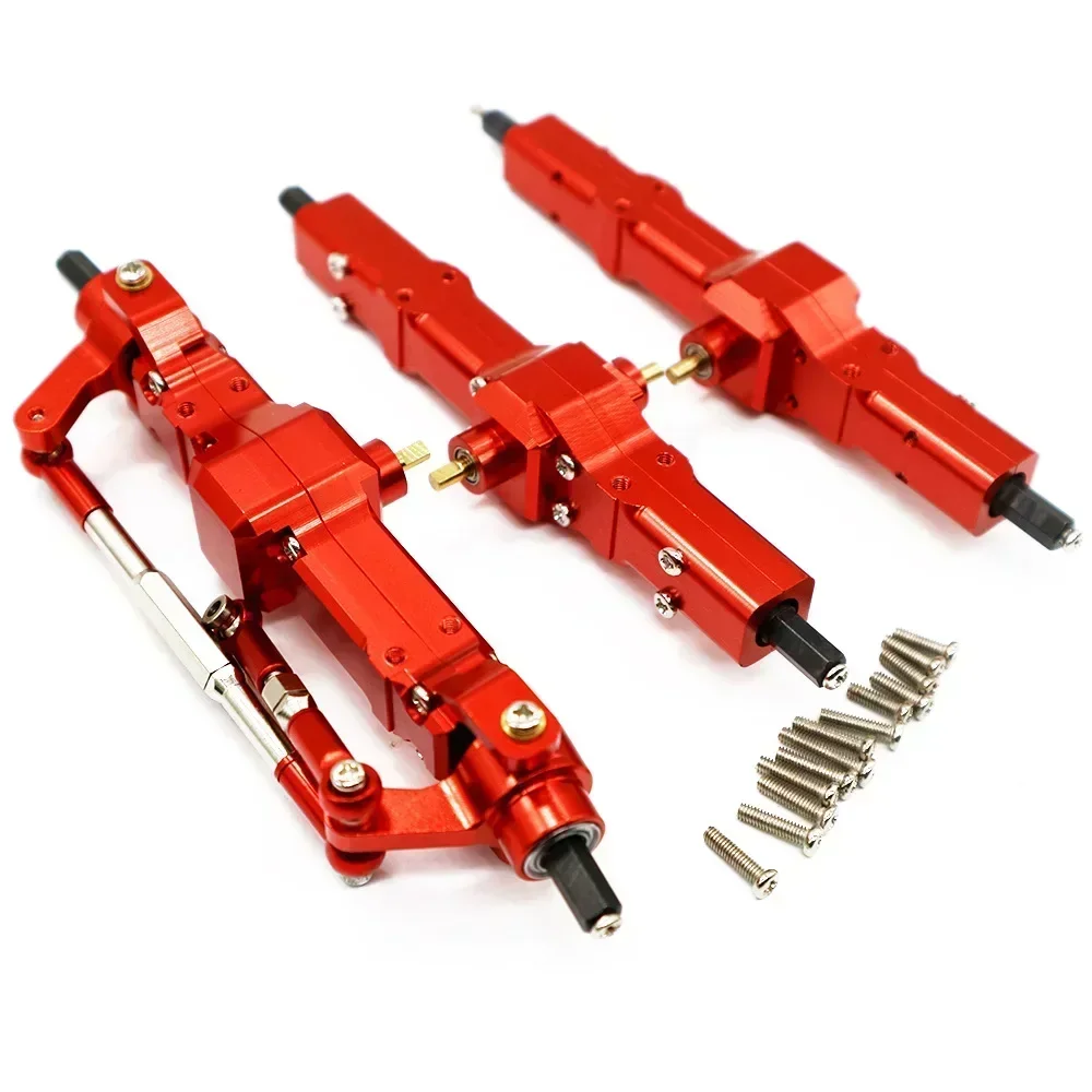

for WPL C14 C24 B14 B24 B16 B36 1/16 RC Car Truck Rock Crawler Trucks Metal Front / Rear Bridge Axle Gear Box RC Car Parts