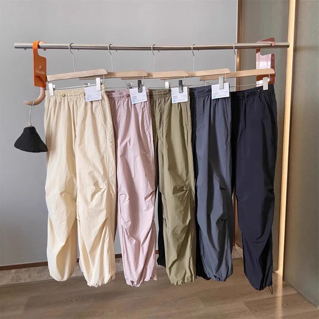Pant Women Wide Leg Long Pants High Waist Straight Trousers Y2k Streetwear Elegant Splice Work Casual Loose Summer 2026