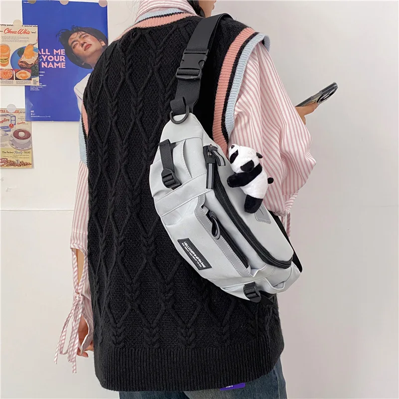 

Men's and Women's Chest Packs Versatile Slanting Cross-body Large-capacity Waist Pack Waterproof Cycling Shoulder Bag