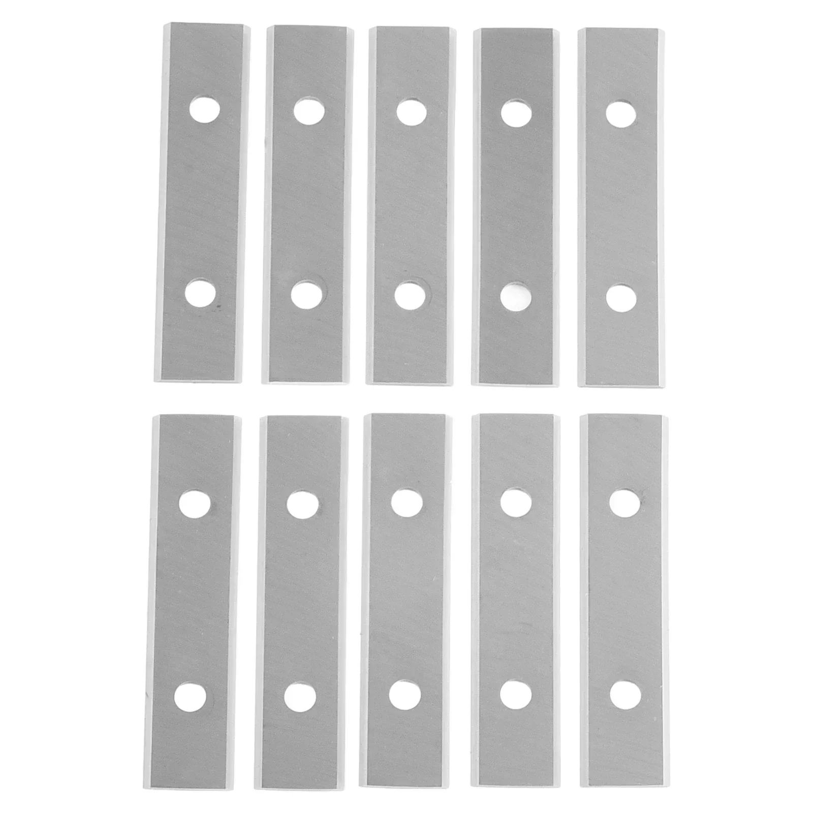Cortador de Inserção Reversível de Carboneto 50x12x1.5 mm Lâminas de Corte Retangulares Lâminas de Substituição de Dois Gumes com 10 Peças