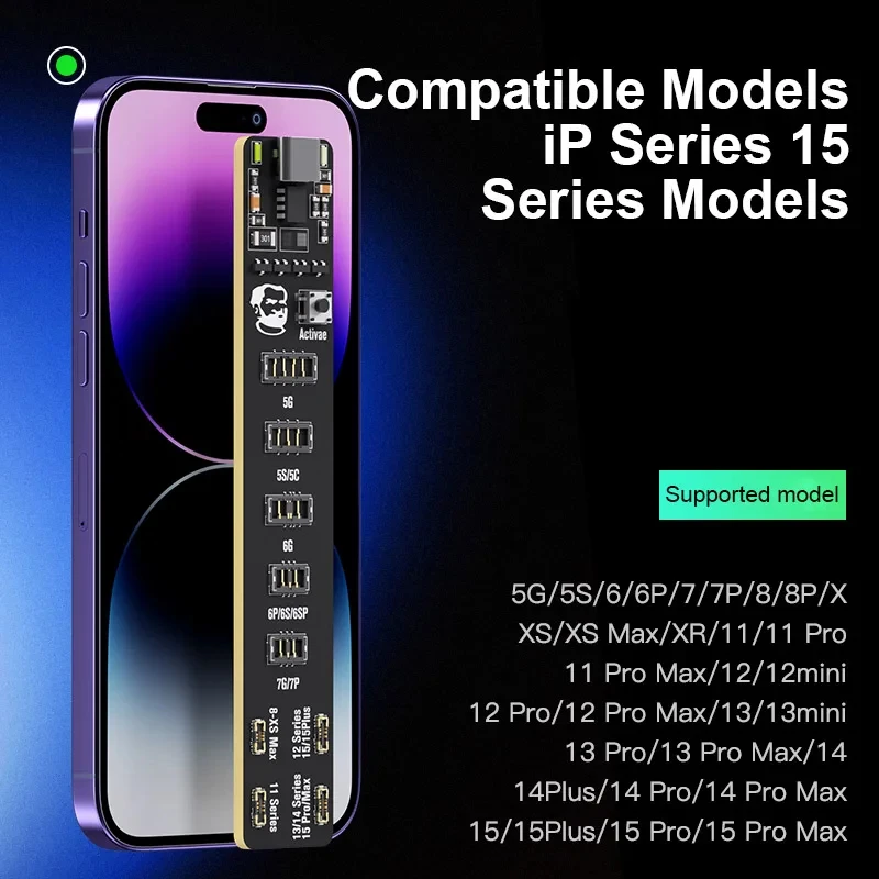 MECHANIC F009 F018 Battery Activation Panel Fast Charge Test Board For IPhone 5-15 Pro Max Samsung Android Phone Battery Repair