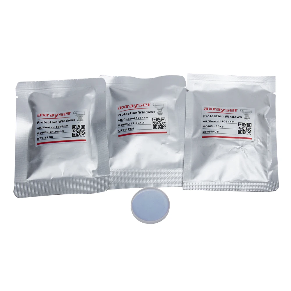 Praylee-Lentille de protection laser, 27.9x4.1, 18x2, 34x5, 20kw, 37x7, 10kw, lentilles de machine laser à fibre pour la fierté itec Raytools Boci Bodor