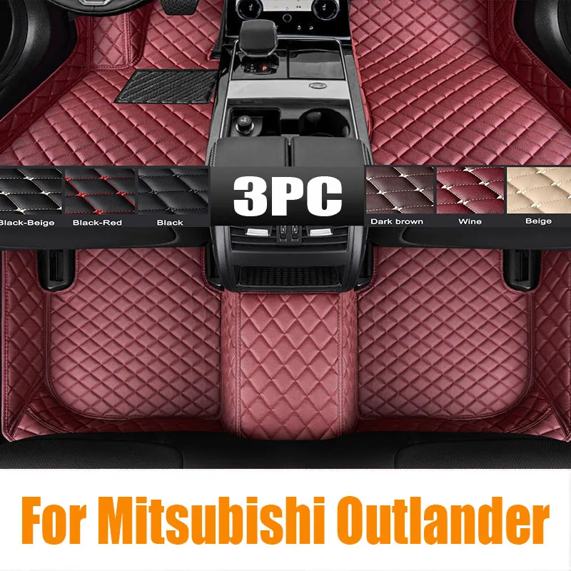 

TPE Custom Car Floor Mats For Mitsubishi Outlander 2019 2020 2021 Waterproof Carpet Auto Interior Accessories