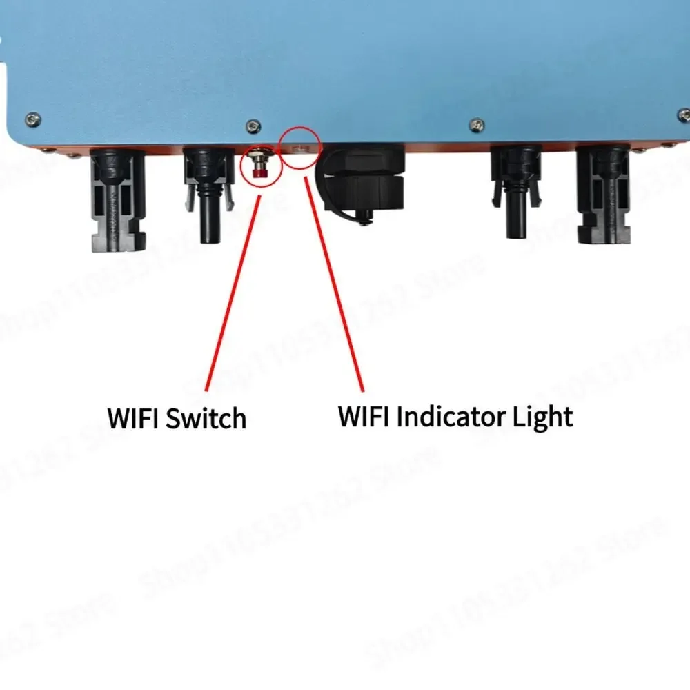 High Power Micro Inverter 2800W Grid Tie Anti-Reverse, Smart WiFi Monitoring 36V Battery Ready for Balcony Rooftop Solar
