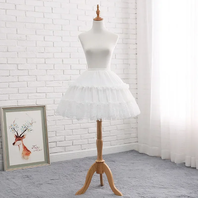 Short Petticoat Bridal Gown Underskirt For Dress Tulle Clothing Summer Ivory 2024