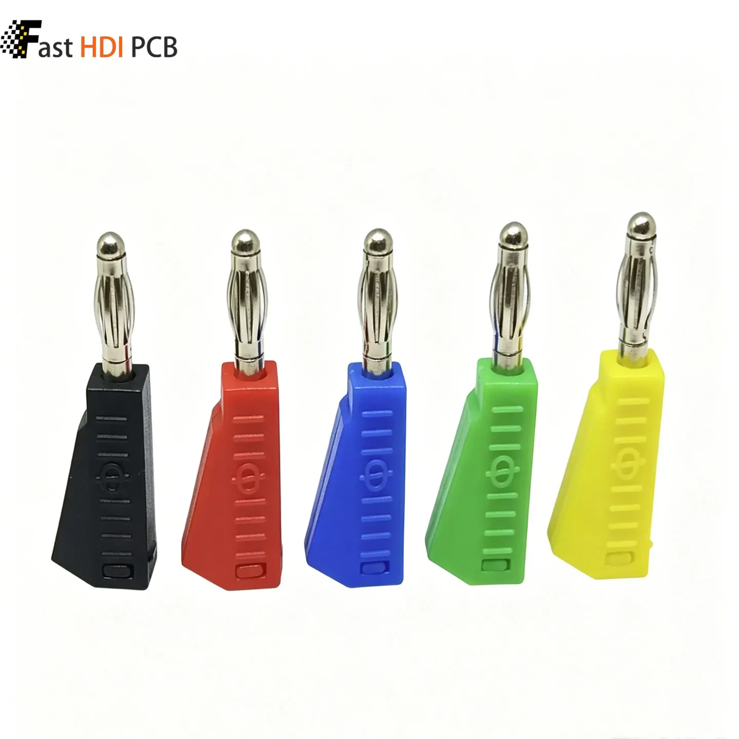 Stackable 4mm Banana Plug Gun Shape Lantern Type High Voltage Solderless Connector for Multimeter Test Lead Power Lab Equipment