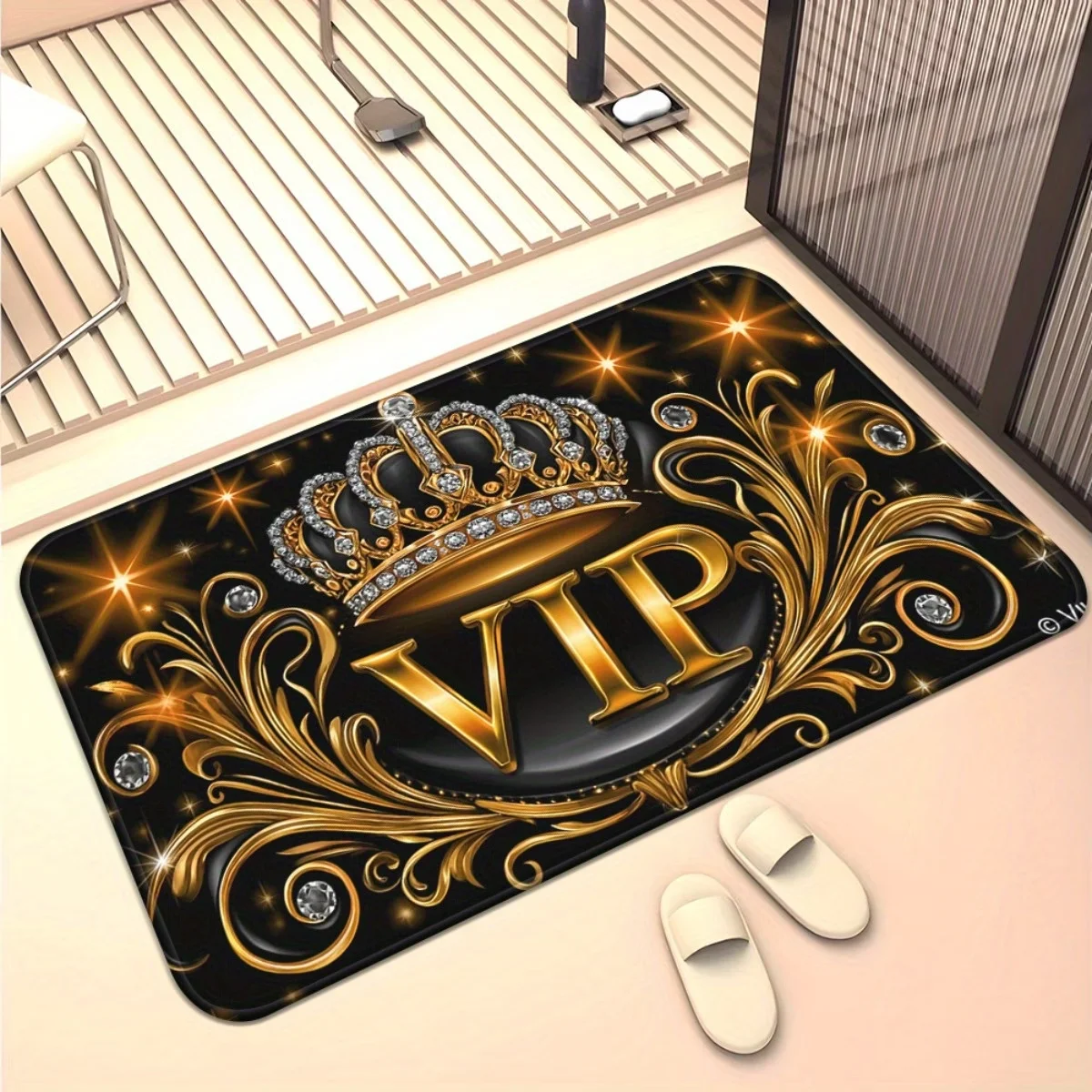 高級VIPエントランスドアマット ゴールドクラウン ロイヤル - Home Bar Setup のレビューと価格