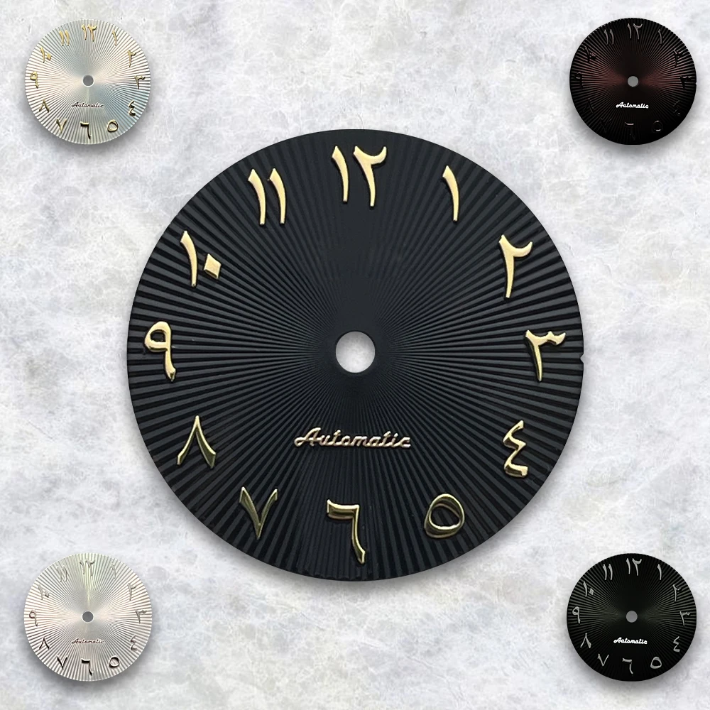 

Radial 28.5mm S Logo Dial Arabic Numerals For NH35/4R/7S Automatic Movement Watch