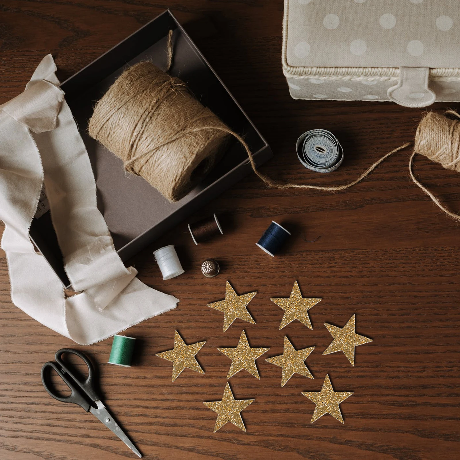 

10pcs Rhinestone Plastic Gold Iron Applique Embroidered Hot Drilling Map Apparel Clothing Patch Pentagram Applique Bright