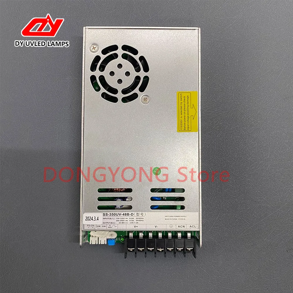 

Output current Source 48V 7.3A UV lamp power knob control power adjustment power controller UV LED Curing Lamp UV printing
