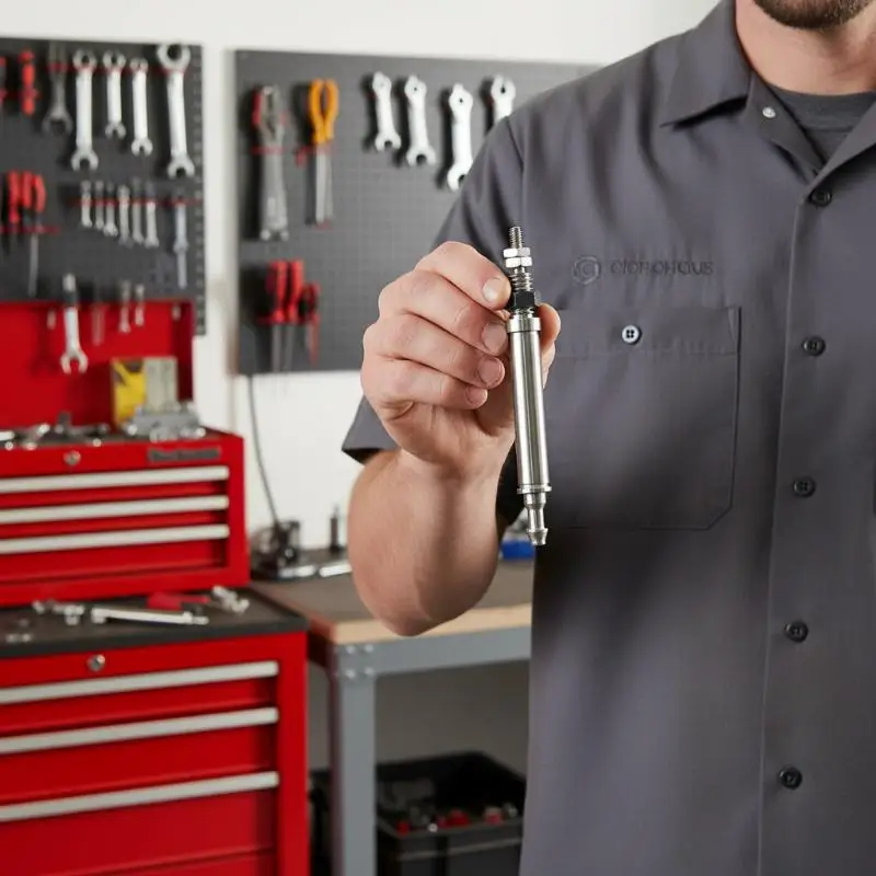 

5/10/15/20mm Bore Stroke Mini Pneumatic Cylinder SMC Type CJ1B4 Series Needle Cylinder For Industrial Automation Equipment