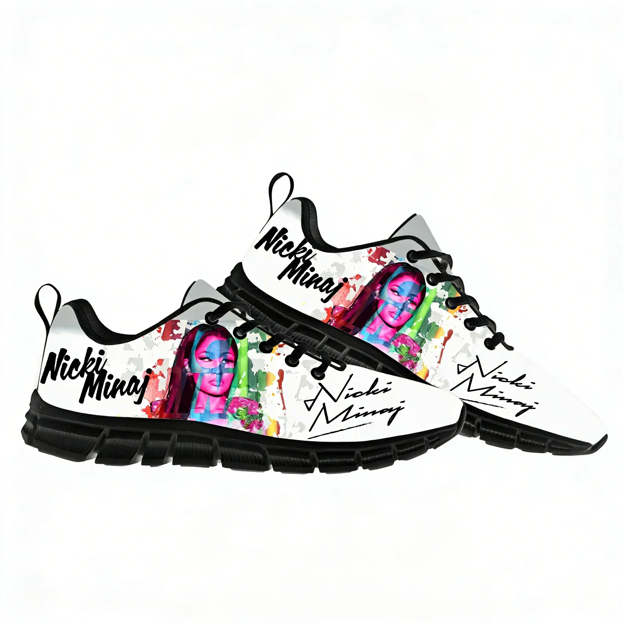 

Спортивная обувь Hot Rapper N-Nicki Minaj, мужские и женские кроссовки, модные повседневные кроссовки для походов, обувь на заказ