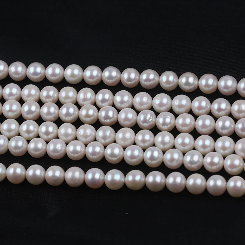 Hot Sale 8-8.5mm White Round Pearl for Jewelry Making