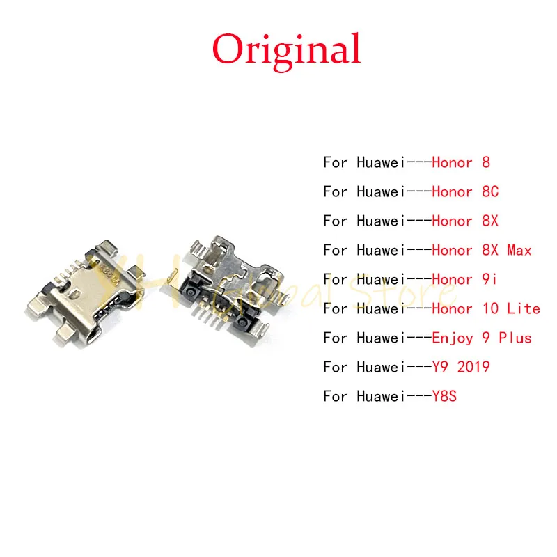 

10-50PCS For Huawei Honor 9i 8 8C 8X Max 10 Lite Y9 2019 Y8S Enjoy 9 Plus USB Charging Port Dock Plug Connector Socket