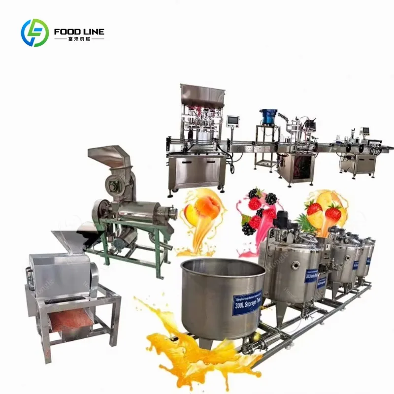Natural Juice Processing Line PLC Controlled Pasteurization Heating Cooling System for Passion Fruit Juice Custom