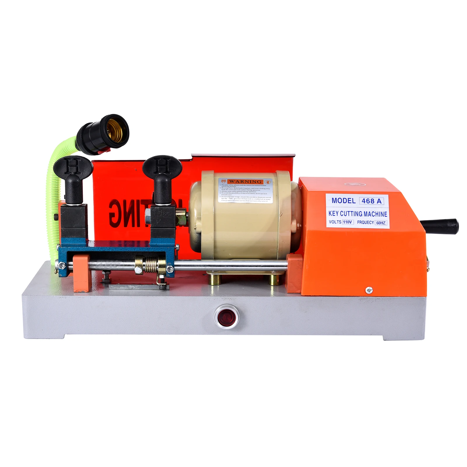 Máquina duplicadora de llaves de precisión de 110 V, herramienta de corte horizontal para tiendas de llaves automotrices y cerrajeros comerciales