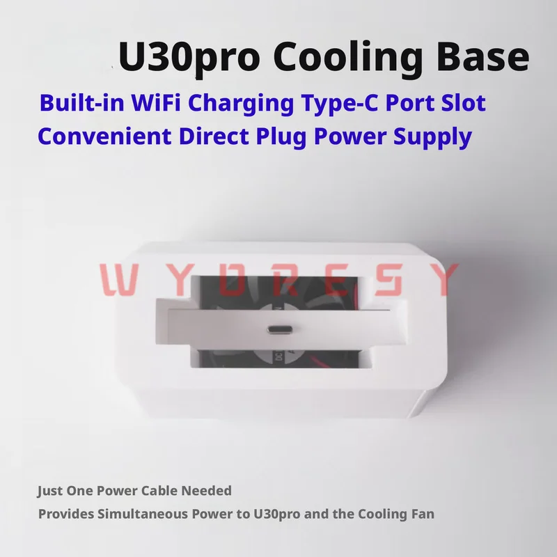 for ZTE U30pro 5G MiFi Dedicated Cooler Charging Base Bracket Integrated Cooling And Charging Function Silent Built-in Fan