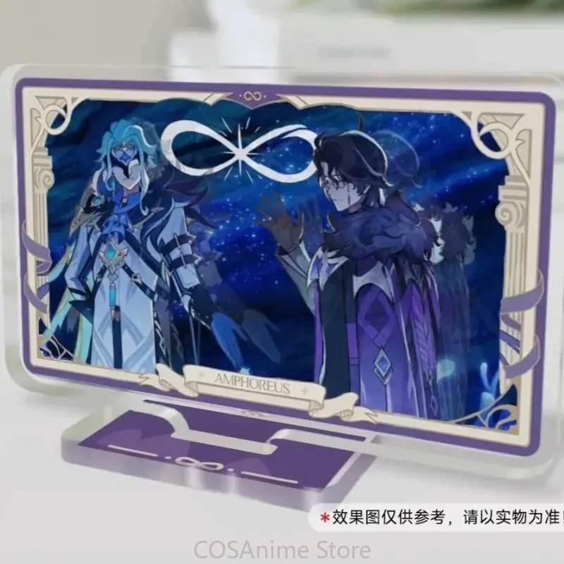 Genshin Impact Dottore x Pantalone CP Anime Game Cosplay Acrylic Stand Model Plate Desk Standing Sign Desktop Xmas Gift