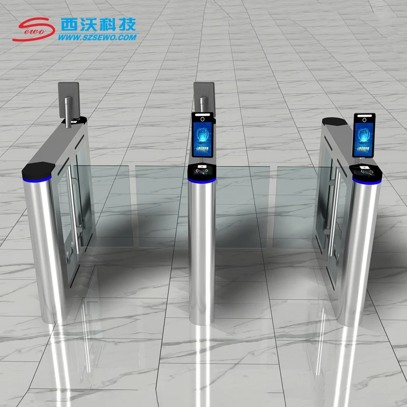 

Hot Sale SEWO Automatic Anti-pinch Anti-collision High Speed Passing Gate for Subway Station Turnstile Crowd Control