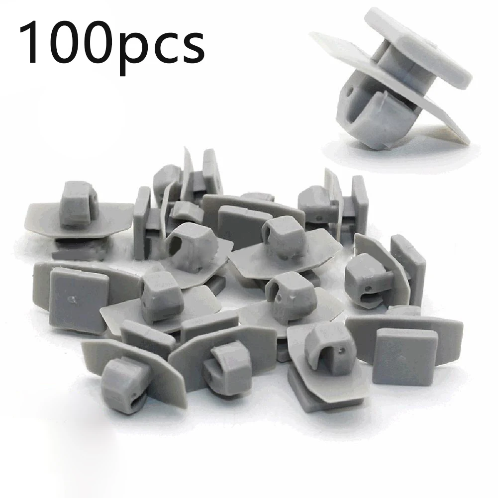 100pcs Car Wheel Arch For Flare Moulding Trim Fastner Clips For Honda For Civic For CR-V Side Body Moulding Retainer Clips