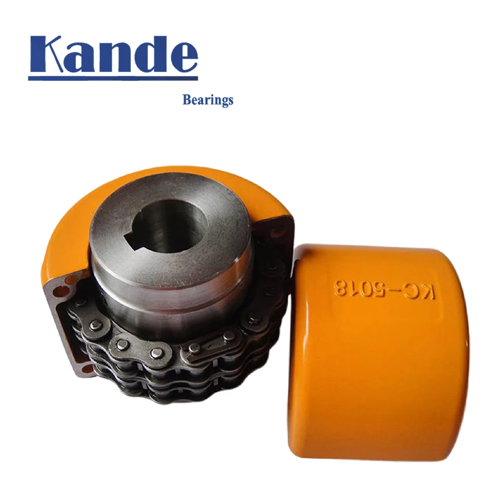 

Kande 1PC KC6022 Sprocket Gear Chain Coupler with Cover 20/24/28/30/36/38/40/45/46/48/50/55/71mm Roller Chain Coupling