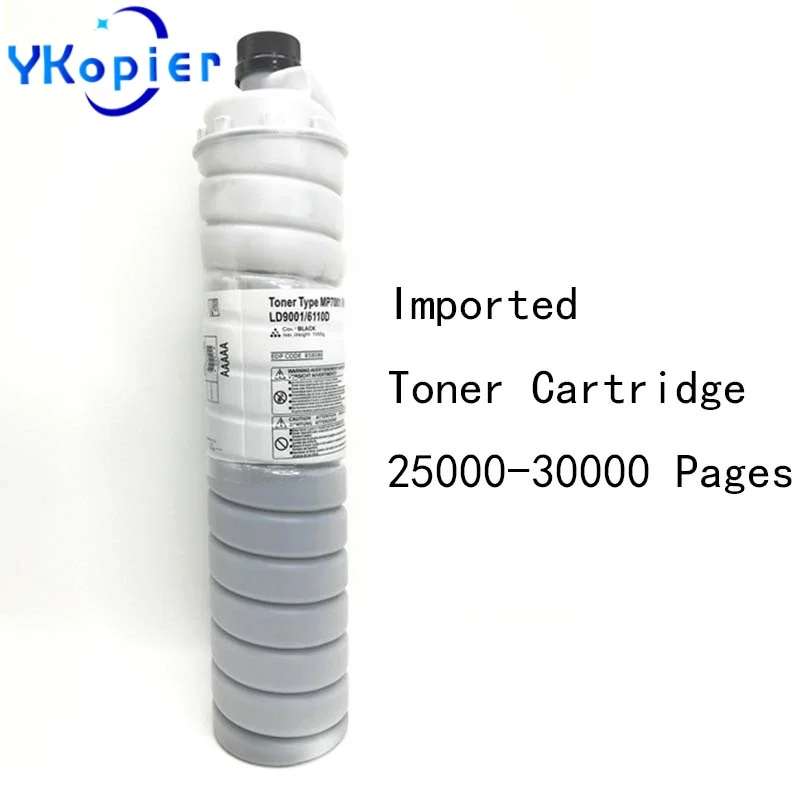 خرطوشة حبر 45000 صفحة 1000 جرام لخرطوشة الحبر Ricoh MP 7503 7502 8000 8001 7001 6210D