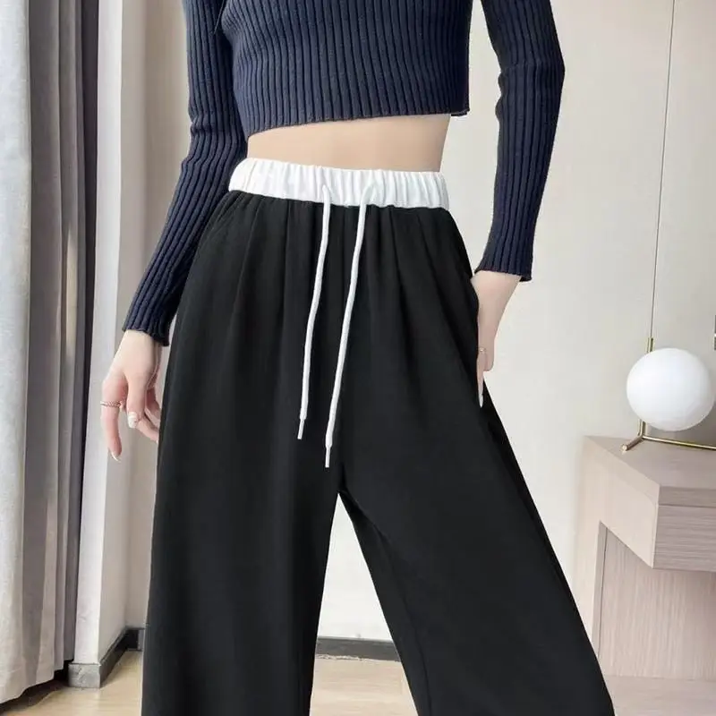 السراويل النسائية السراويل الصيف الشباب القطن الكتان الأربطة فلوي مرونة خفيفة الوزن كل مباراة الشارع الشهير متعدد الألوان تنفس #1