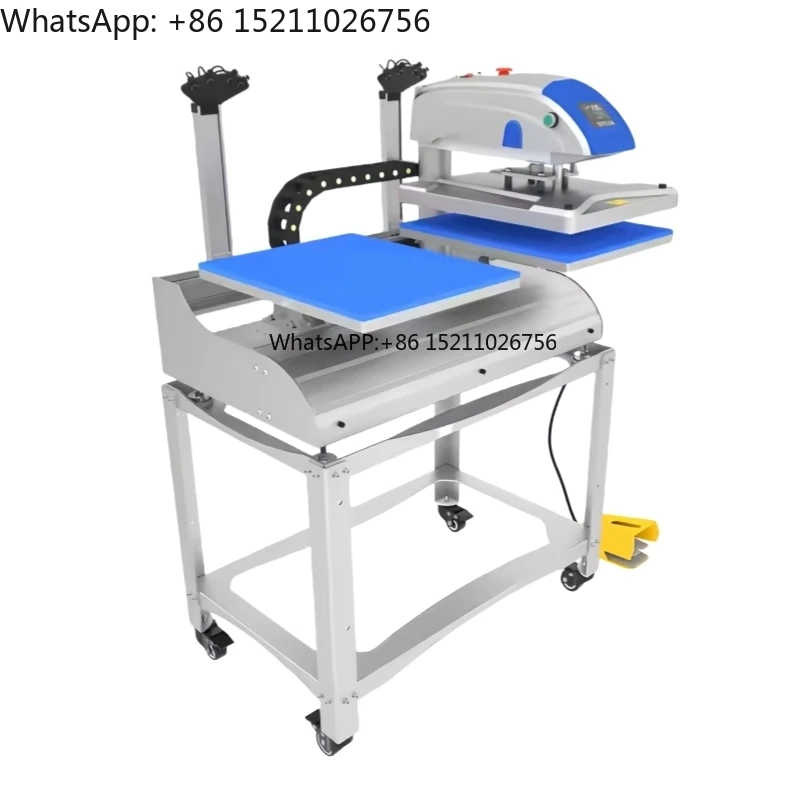 Hot Sale Change Paltens Heat Press Machine 40 50cm Double Station Automatic Electric T-shirts logo Heat Printer Machines