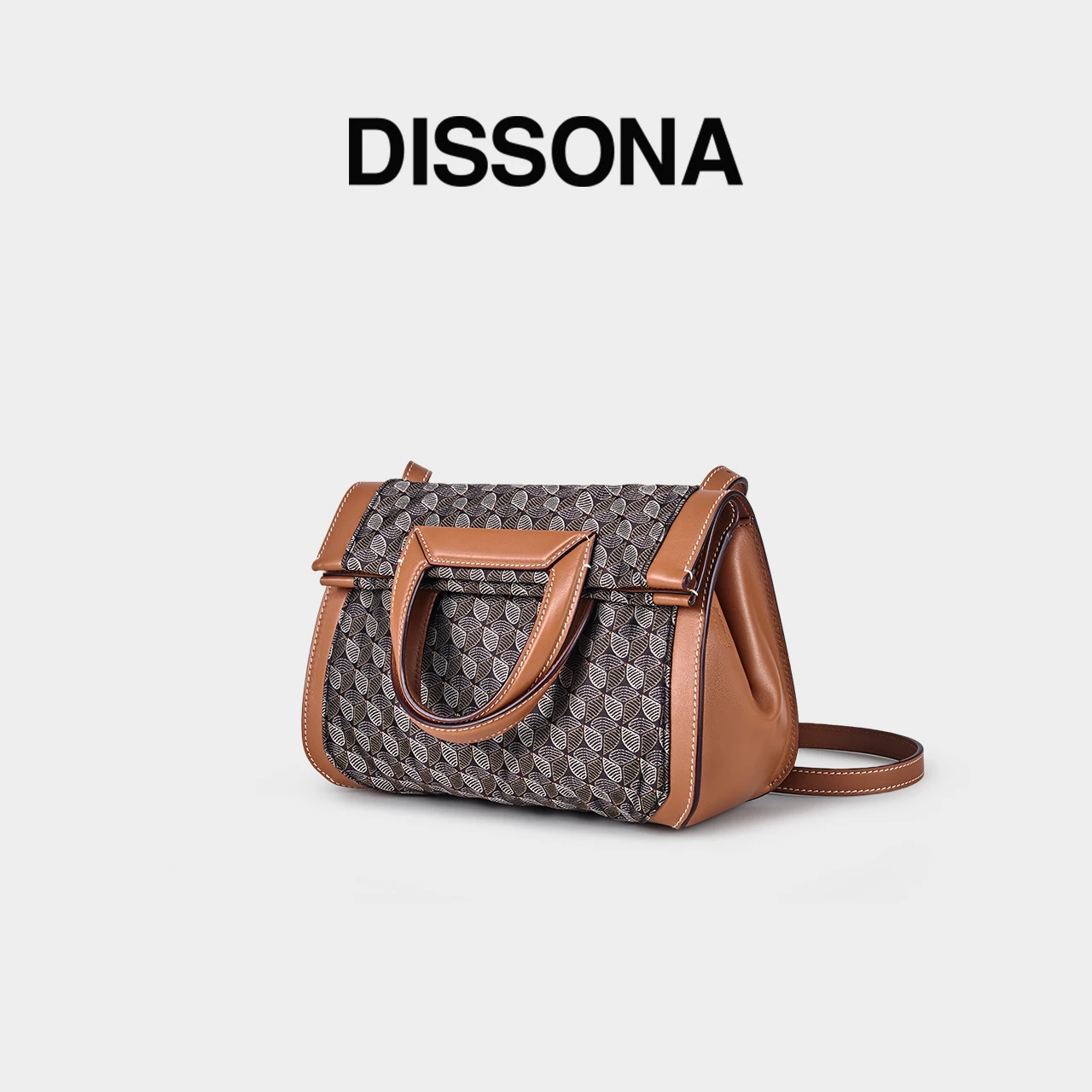 DISSONA 2025 bolso plegable para mujer, nuevo bolso de hombro con estampado Vintage, maletín de la suerte, bolso de viaje Unisex