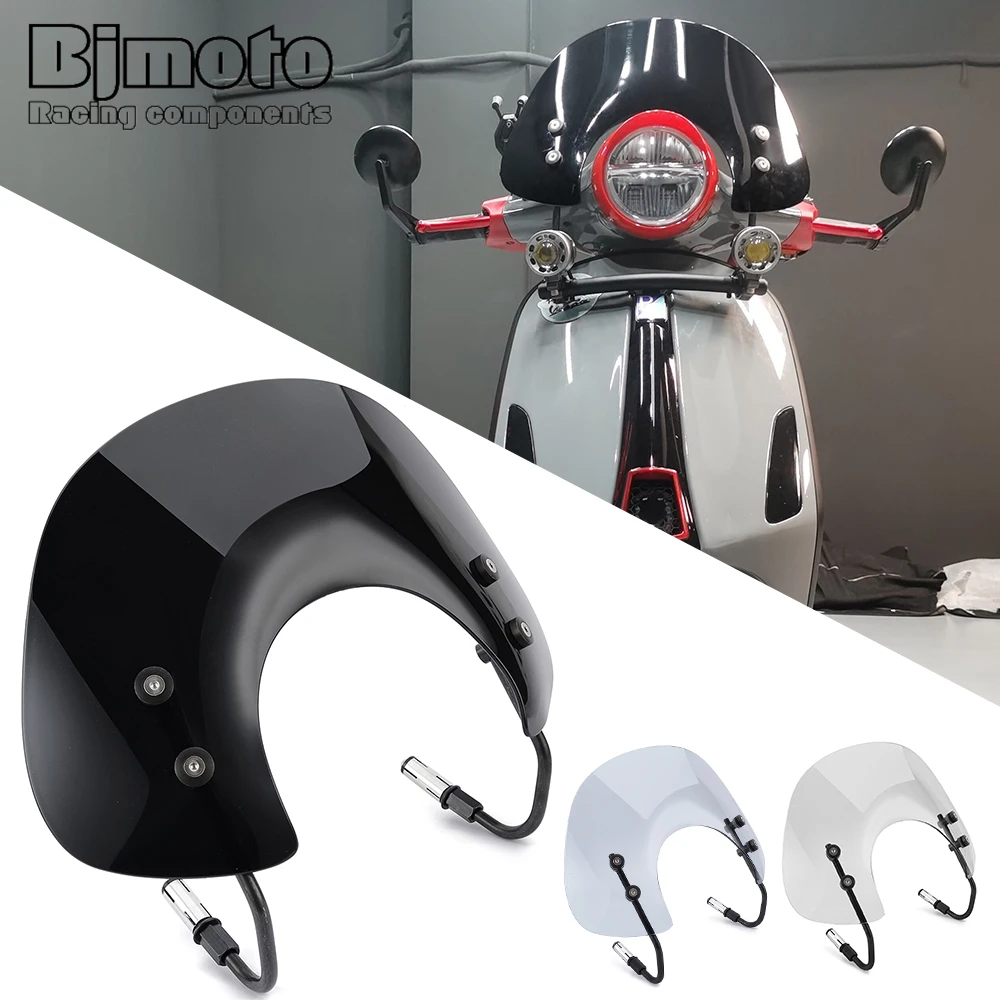 

Windscreen Windshield For Piaggio Vespa LX50 LX125 LX150 GT200 GTS125 GTS250 GTS300 Wind Deflector Motorcycle