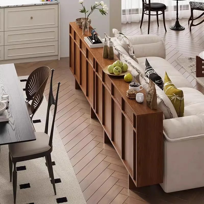 

Medieval style solid wood locker, living room storage cabinet, household bucket