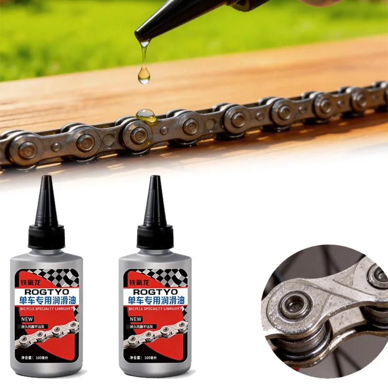 

100ml Bicycle Specific Lubricant Chain Gear Oiler MTB Bike Gear Lubrication Daily Maintenance Bike Accessories Anti-Rust HD