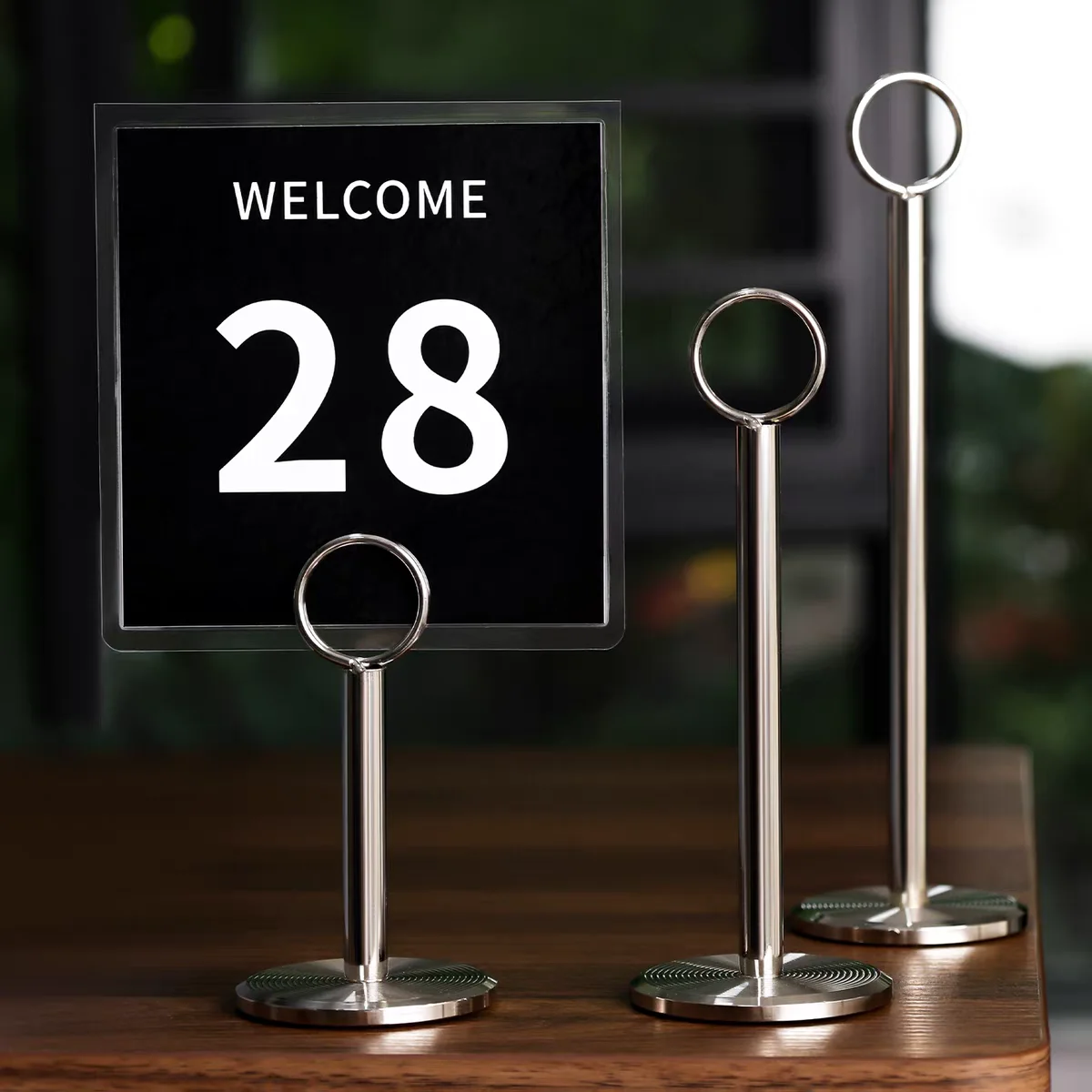 5 Pieces Ring-Clip Table Place Card Holder Wedding Table Name Card Holder Clips Picture Memo Note Photo Picture Clip