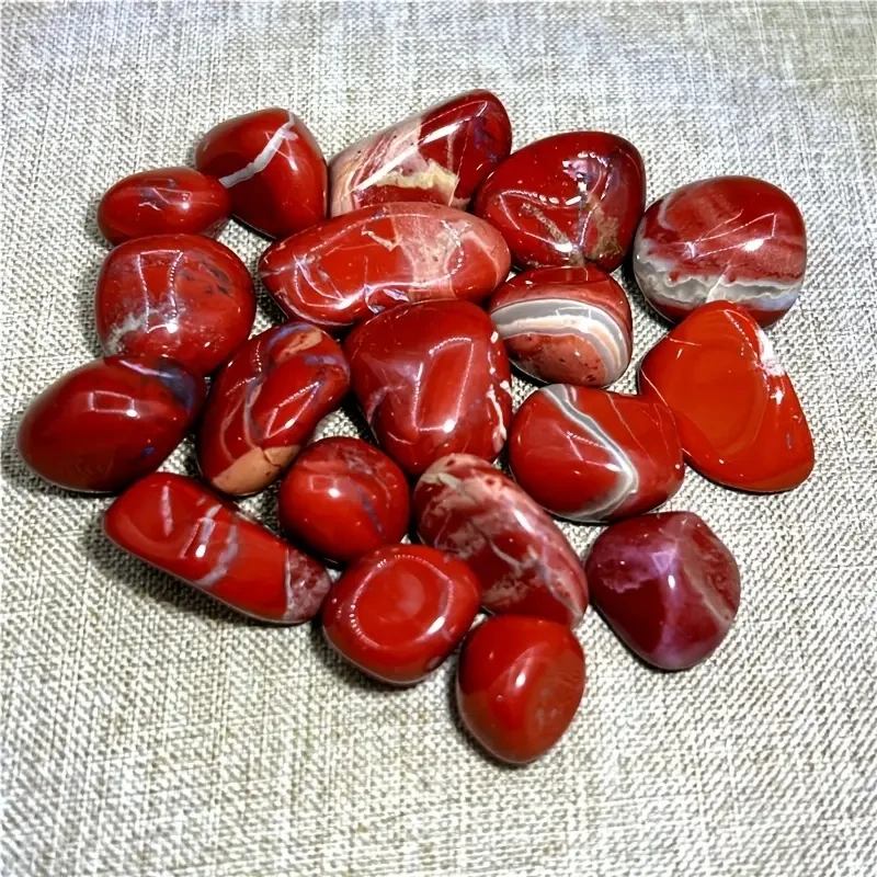 Natural redjasper decorative rocks for plant restoration, vase filler, small aquariums natural tumbled Stone