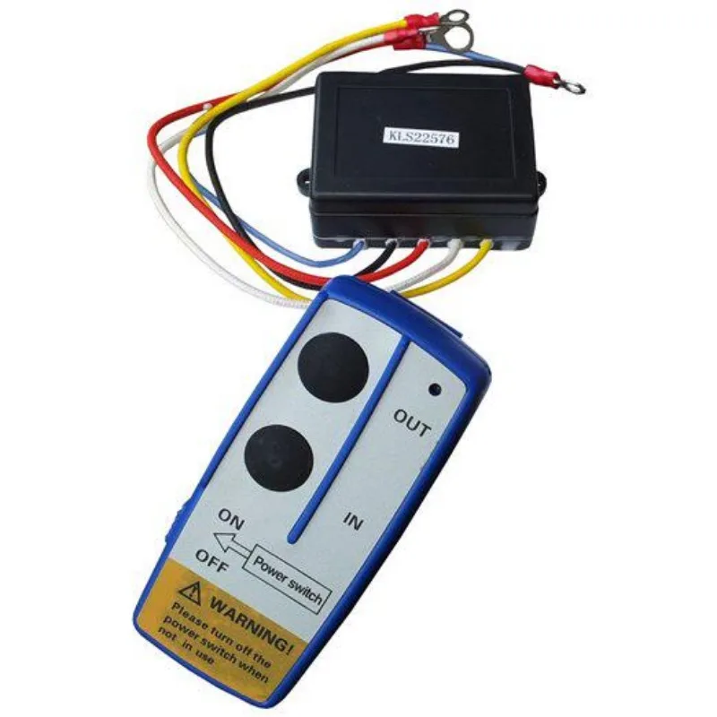 Off-road Vehicle Electric Winch Wireless Remote Control Small Car Crane Control Box, Receiver
