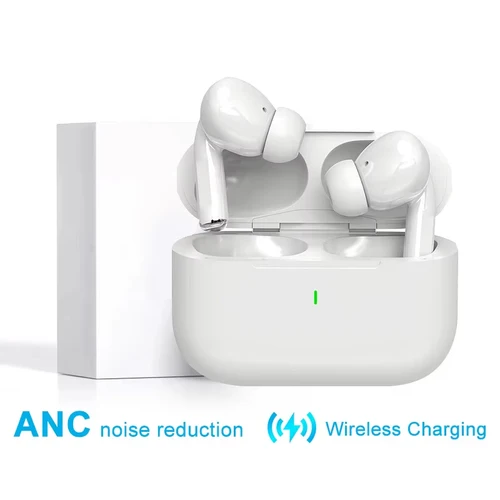Imagen 1 del producto Auriculares inalámbricos Air Pro ANC auriculares Bluetooth Pro 2 cancelación activa de ruido carga inalámbrica TWS auriculares estéreo con caja