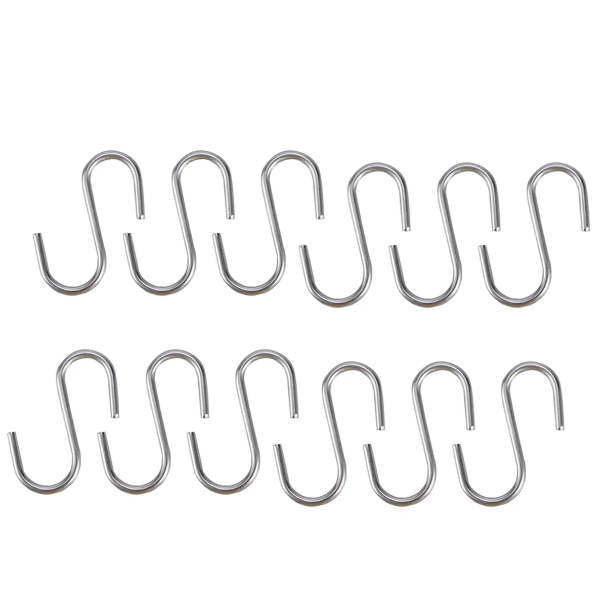 

100 Pcs Zinc Coat Hooks Corrosion Resistant Heavy Multiple Use Kitchen Utensil Hangers over The Door Duty