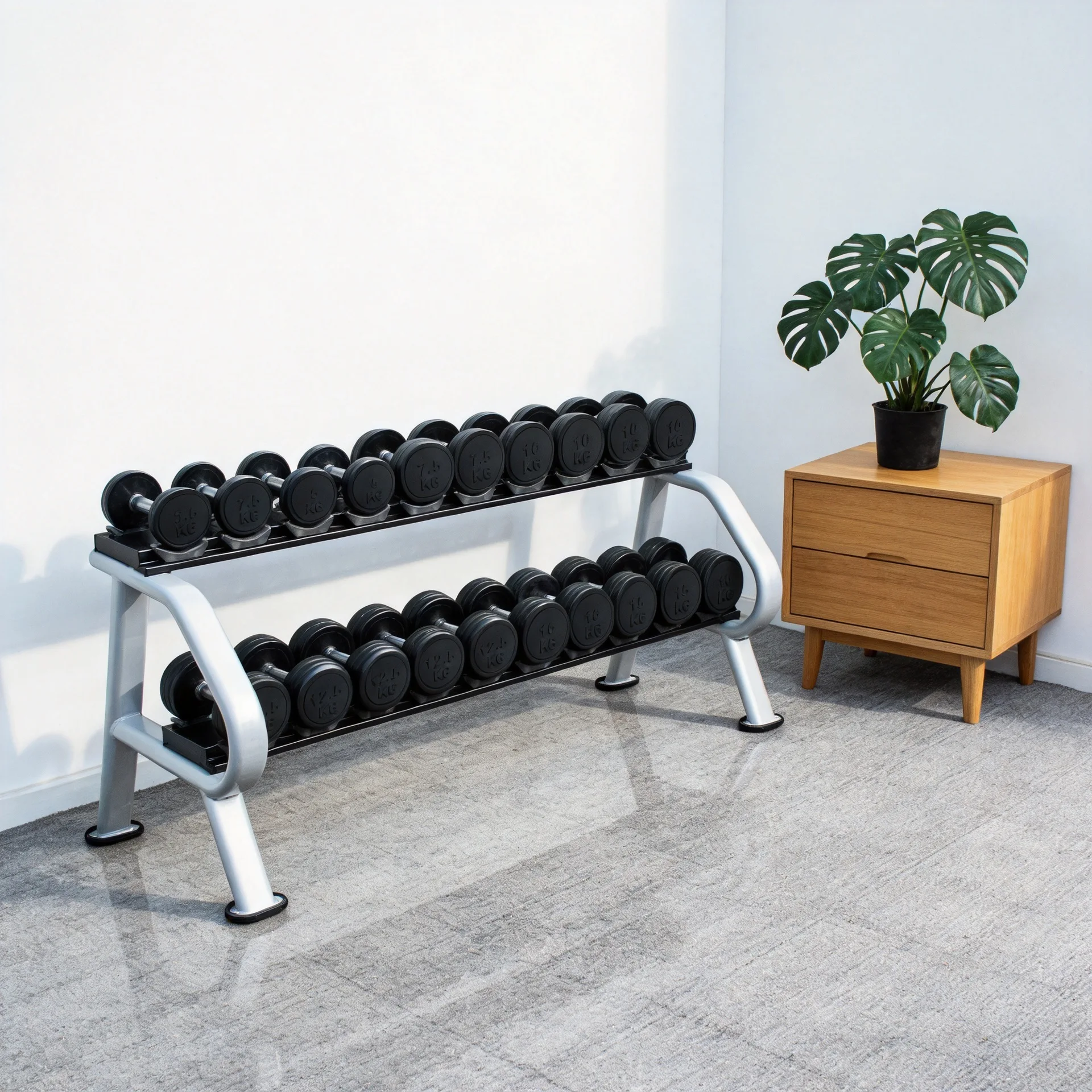 Dumbbell ten sets J-YLTYT10 home fitness non-slip and wear-resistant