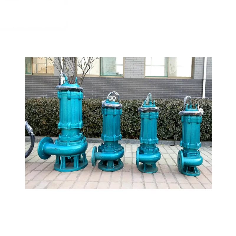 Stazione di pompaggio delle acque reflue Pompa sommergibile per liquami con draga di aspirazione verticale minerale con taglierina per coltelli