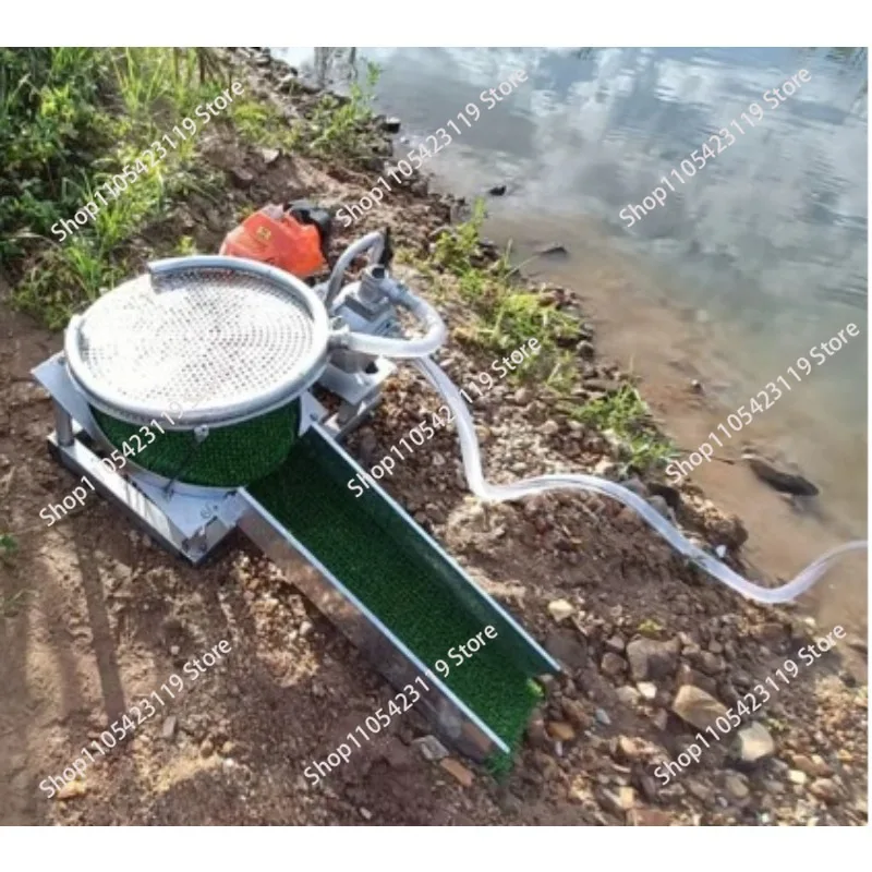Portable river sand gold mining machine, sand gold rapid separation equipment