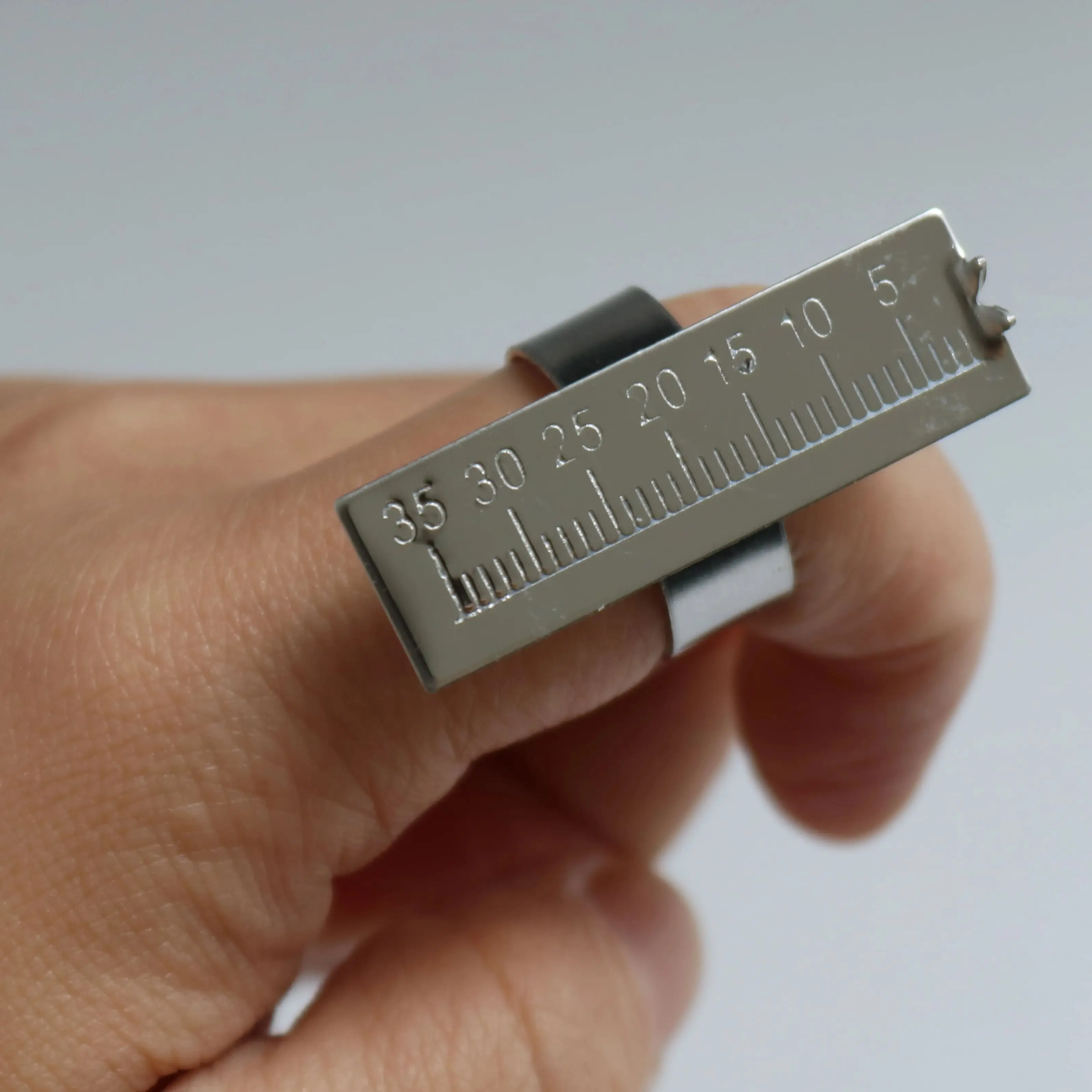 

Металлическая линейка для колец, линейка, инструмент для измерения корневых каналов для стоматолога, линейка для колец на палец