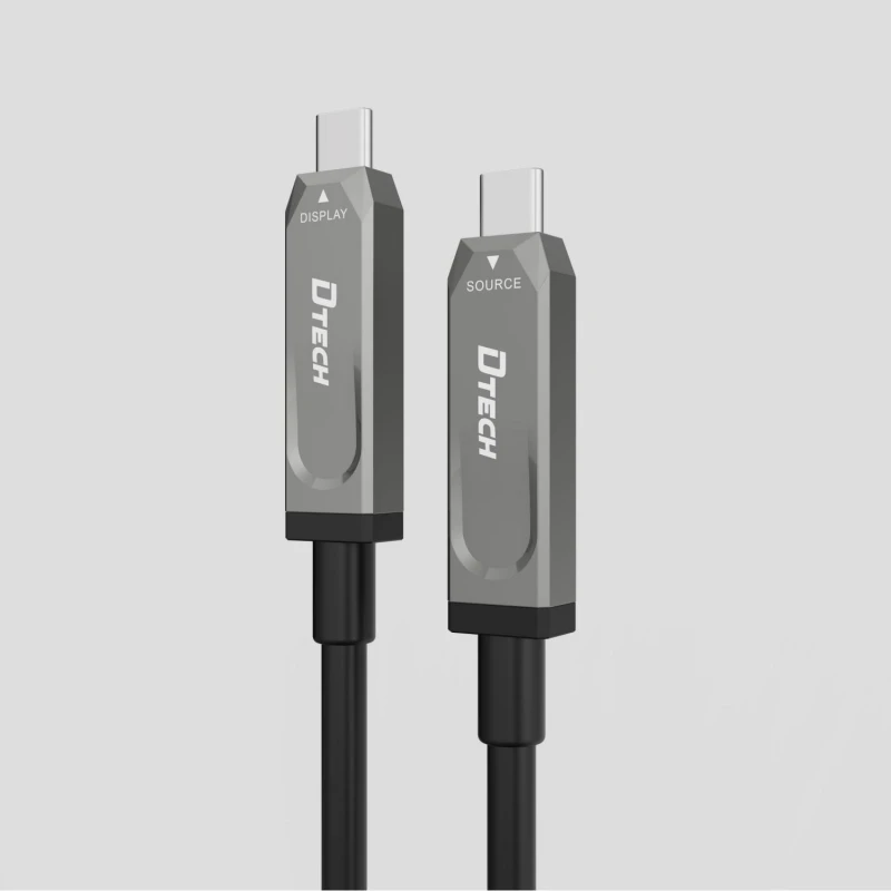 DTECH DT-0005-2M Audio Video USB c Extension Cable Type c to Type c Data Transfer Fiber Optical Cable