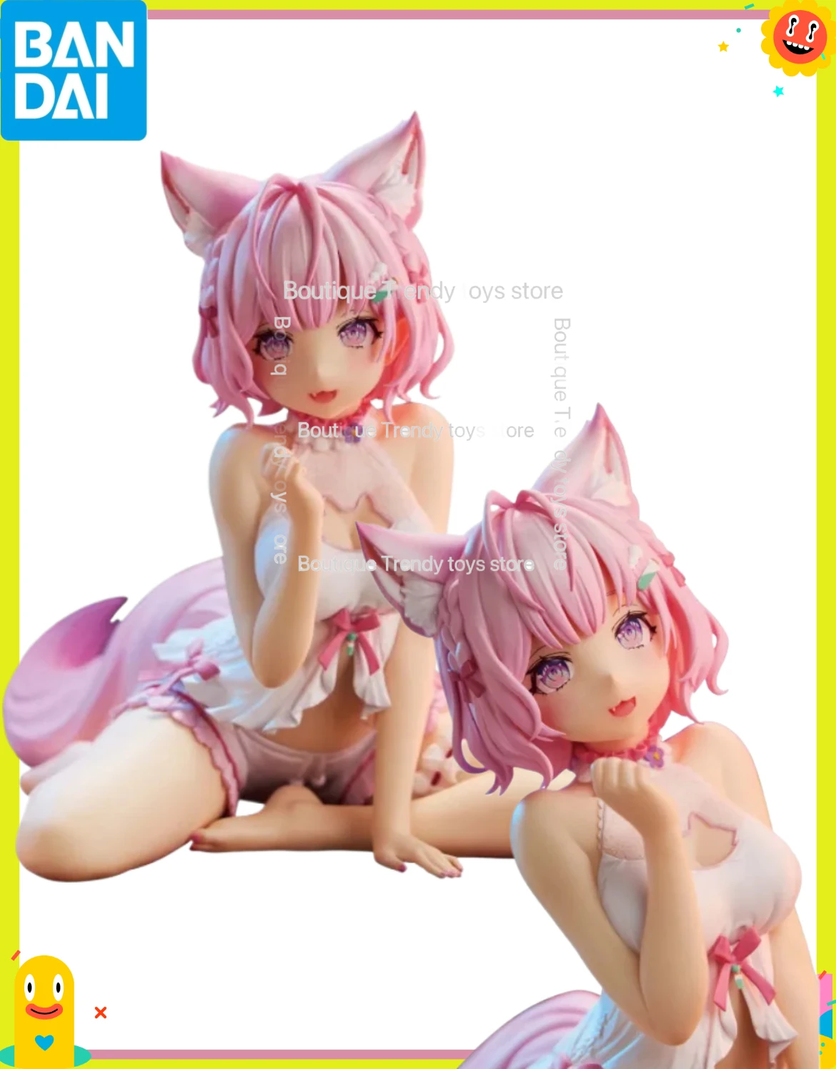 Оригинальная коллекционная фигурка Bandai Banpresto Anime Hololive If Relax Time Hakui Koyori из ПВХ, модель-игрушка, подарок