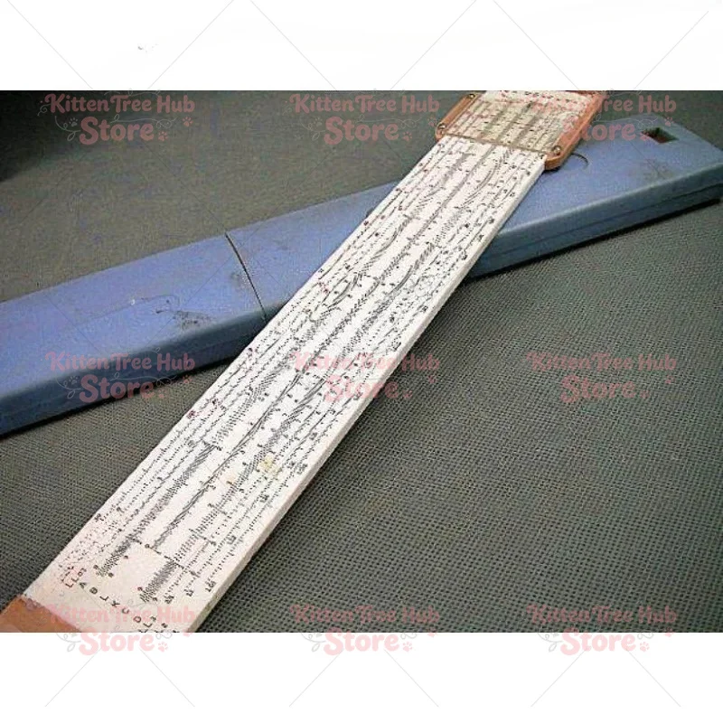 1960s-70s Logarithmic Slide Rule: Nostalgic Old Object, Folklore Ornament & Classic Calculator