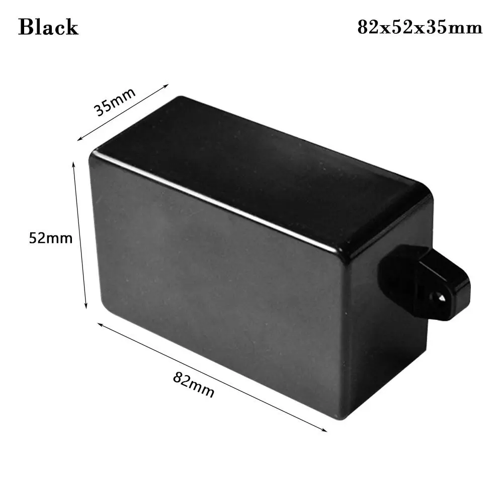ABS Plastic DIY Housing Instrument Electronic Project Box Black Waterproof Circuit Board Box 9 Styles PCB