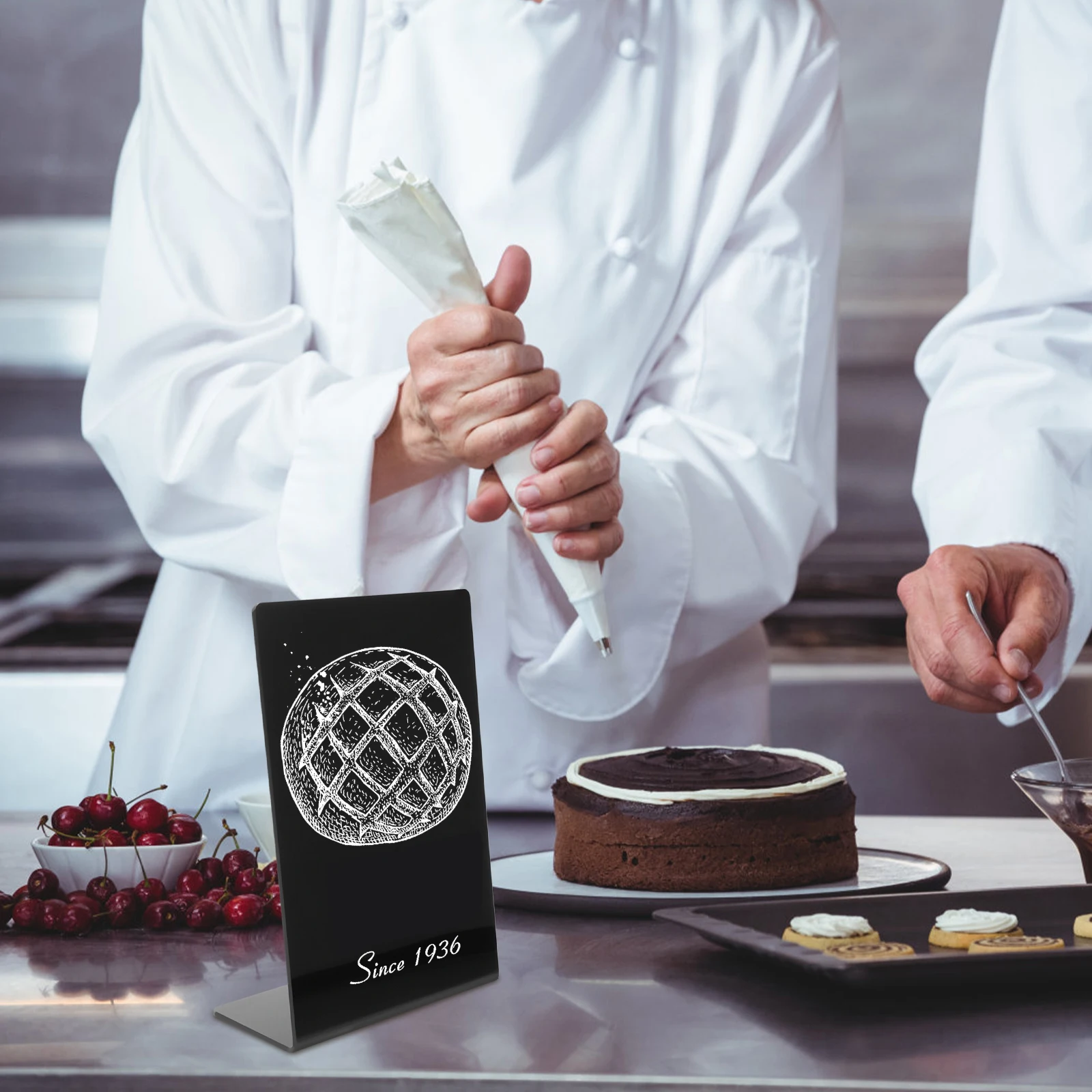 

A5 Mirror Acrylic Hand Drawn Small Blackboard Erasable Chalkboard Menu Sign Kitchen Desk Decor Mini Board Tags Home Office Shop