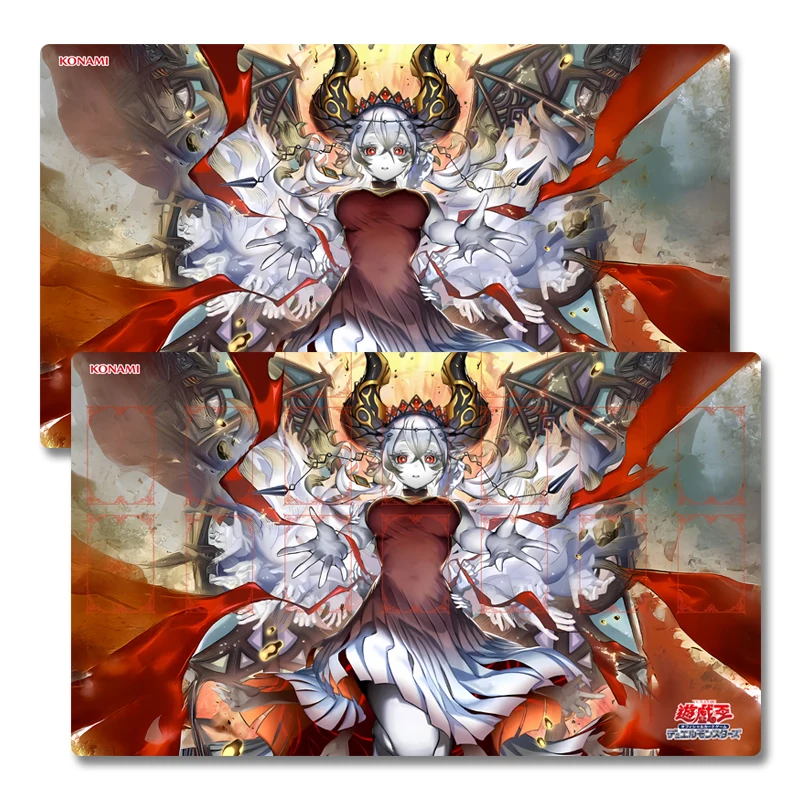 Yugioh Blazing Cartesia، سجادة اللعب الفضيلة Yu-Gi-Oh! TCG OCG ألعاب بطاقات التداول حصيرة Duel لوحة المطاط بطاقة حصيرة الماوس الوسادة #3